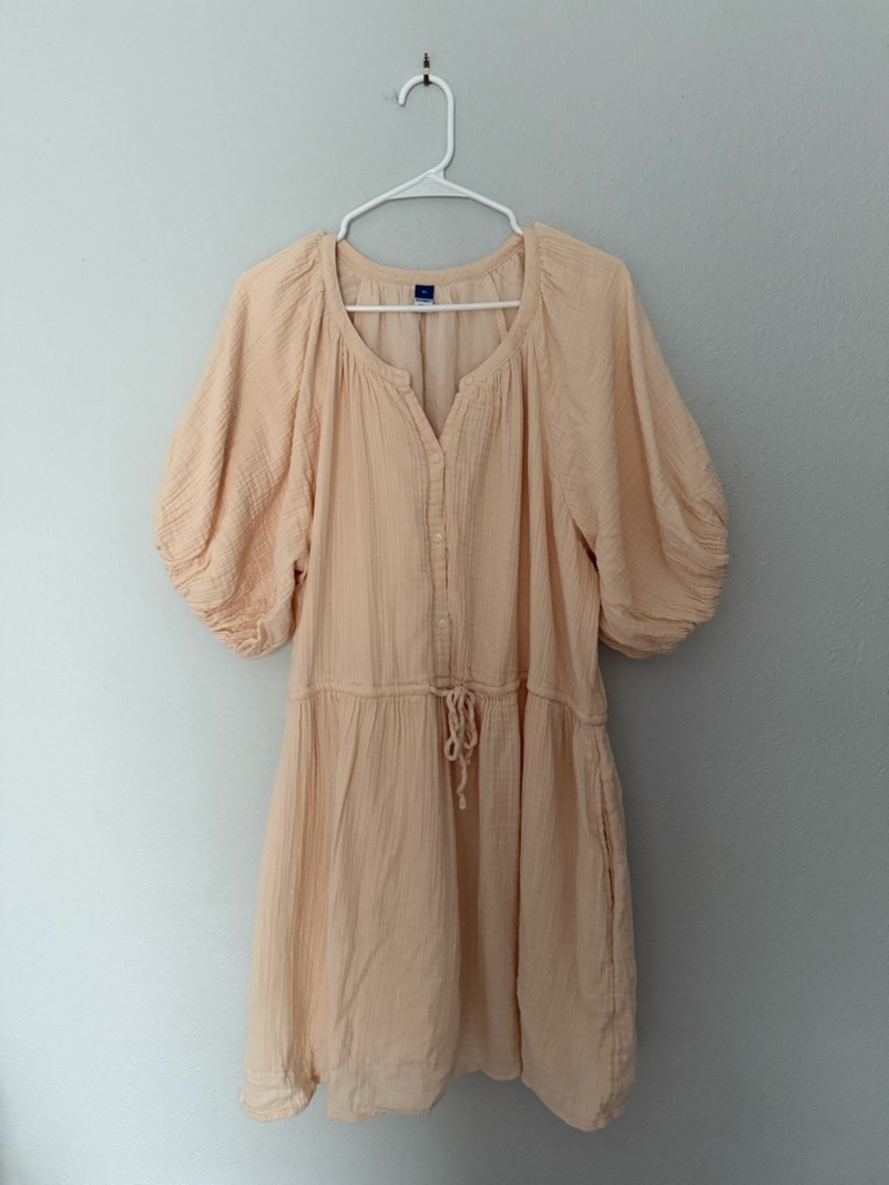 Old Navy Butter Cream Cotton Dress Airy